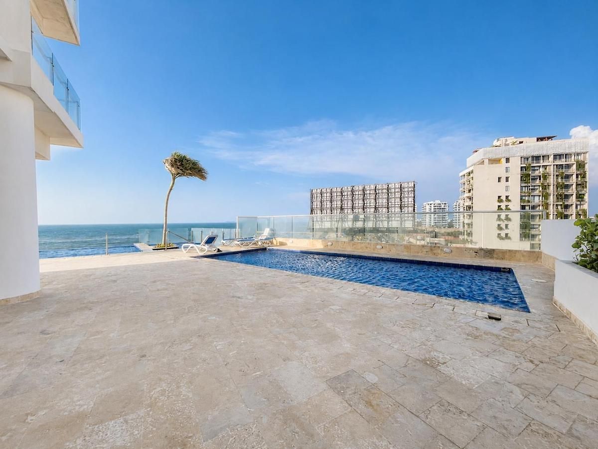 Beachfront Jacuzzi Pool Sauna Gym * Cartagena