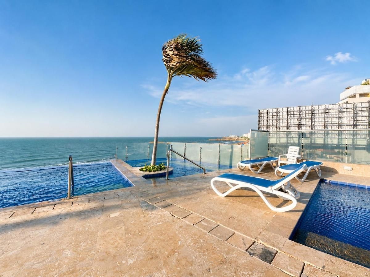 Apartamento Beachfront Jacuzzi Pool Sauna Gym