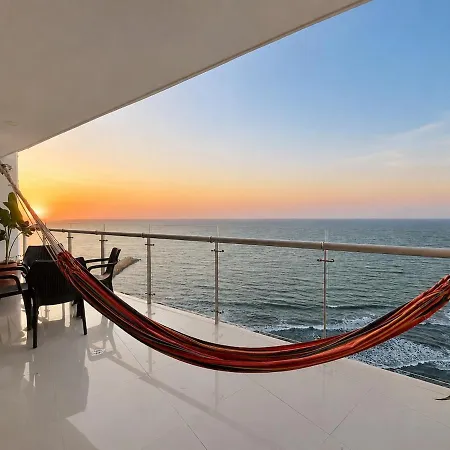 Beachfront Jacuzzi Pool Sauna Gym * Cartagena