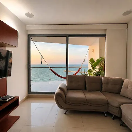 Beachfront Jacuzzi Pool Sauna Gym * Cartagena