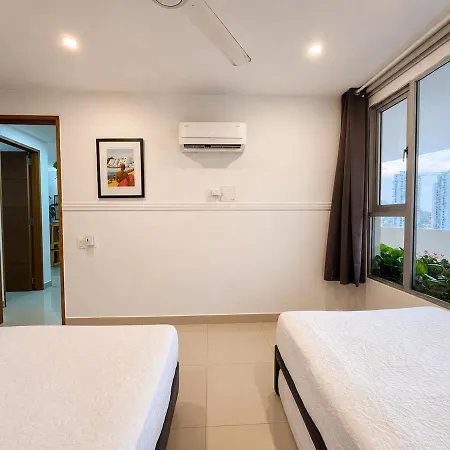 Apartamento Beachfront Jacuzzi Pool Sauna Gym