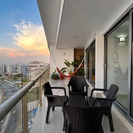 Apartamento Beachfront Jacuzzi Pool Sauna Gym