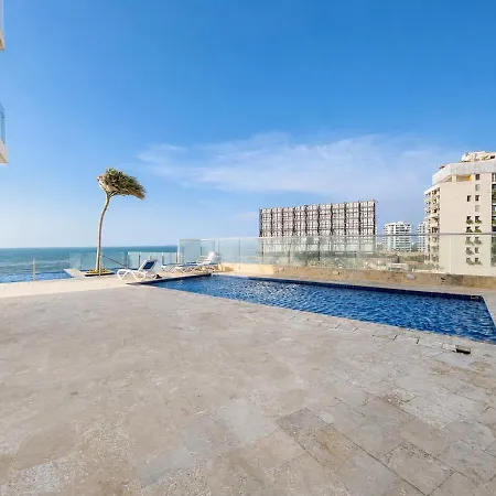 Beachfront Jacuzzi Pool Sauna Gym * Cartagena